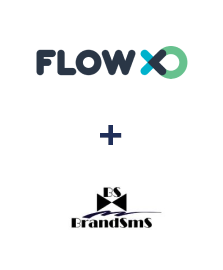 Einbindung von FlowXO und BrandSMS 