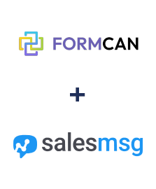 Einbindung von FormCan und Salesmsg