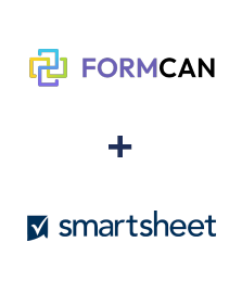 Einbindung von FormCan und Smartsheet