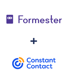 Einbindung von Formester und Constant Contact