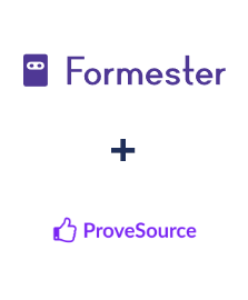 Einbindung von Formester und ProveSource