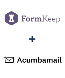 Einbindung von FormKeep und Acumbamail