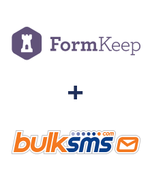 Einbindung von FormKeep und BulkSMS
