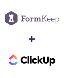 Einbindung von FormKeep und ClickUp