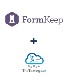 Einbindung von FormKeep und TheTexting