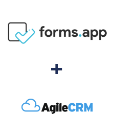 Einbindung von forms.app und Agile CRM