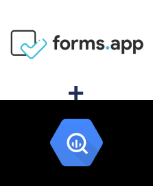 Einbindung von forms.app und BigQuery