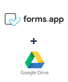 Einbindung von forms.app und Google Drive