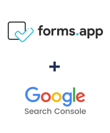 Einbindung von forms.app und Google Search Console