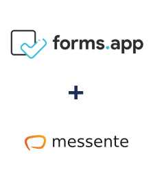 Einbindung von forms.app und Messente