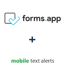 Einbindung von forms.app und Mobile Text Alerts
