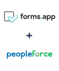 Einbindung von forms.app und PeopleForce