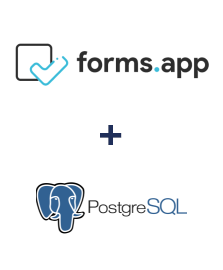 Einbindung von forms.app und PostgreSQL