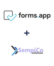 Einbindung von forms.app und Sempico Solutions