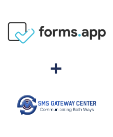 Einbindung von forms.app und SMSGateway