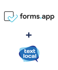 Einbindung von forms.app und Textlocal