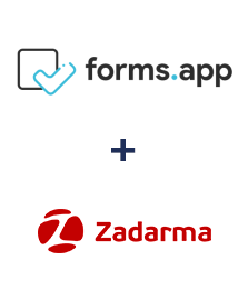 Einbindung von forms.app und Zadarma