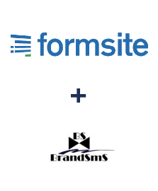 Einbindung von Formsite und BrandSMS 