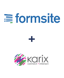Einbindung von Formsite und Karix