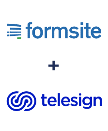 Einbindung von Formsite und Telesign