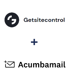 Einbindung von Getsitecontrol und Acumbamail