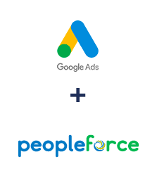 Einbindung von Google Ads und PeopleForce