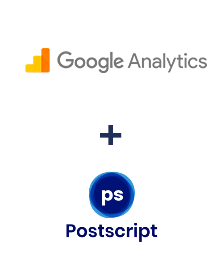 Einbindung von Google Analytics und Postscript
