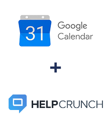 Einbindung von Google Calendar und HelpCrunch