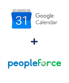 Einbindung von Google Calendar und PeopleForce