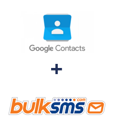Einbindung von Google Contacts und BulkSMS