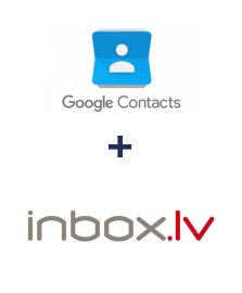 Einbindung von Google Contacts und INBOX.LV