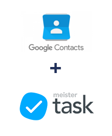 Einbindung von Google Contacts und MeisterTask