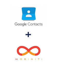 Einbindung von Google Contacts und Mobiniti