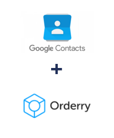 Einbindung von Google Contacts und Orderry