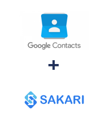 Einbindung von Google Contacts und Sakari