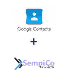 Einbindung von Google Contacts und Sempico Solutions