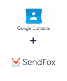 Einbindung von Google Contacts und SendFox