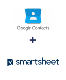 Einbindung von Google Contacts und Smartsheet