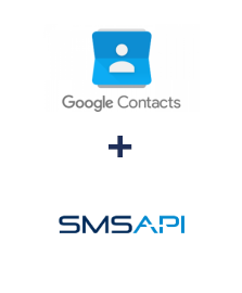 Einbindung von Google Contacts und SMSAPI
