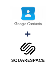 Einbindung von Google Contacts und Squarespace