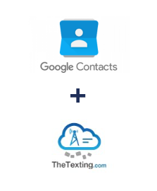 Einbindung von Google Contacts und TheTexting