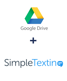 Einbindung von Google Drive und SimpleTexting