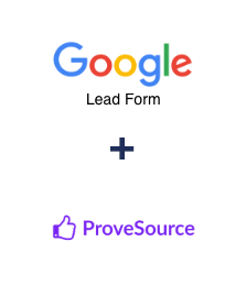 Einbindung von Google Lead Form und ProveSource