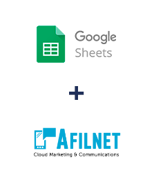 Einbindung von Google Sheets und Afilnet