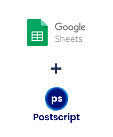 Einbindung von Google Sheets und Postscript