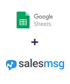 Einbindung von Google Sheets und Salesmsg