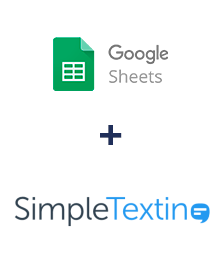 Einbindung von Google Sheets und SimpleTexting
