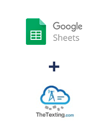 Einbindung von Google Sheets und TheTexting