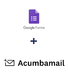 Einbindung von Google Forms und Acumbamail