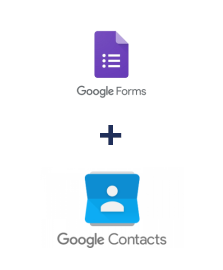 Einbindung von Google Forms und Google Contacts